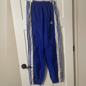 Adidas vintage Y2K Mens  M‎ Blue Tearaway Track Pant